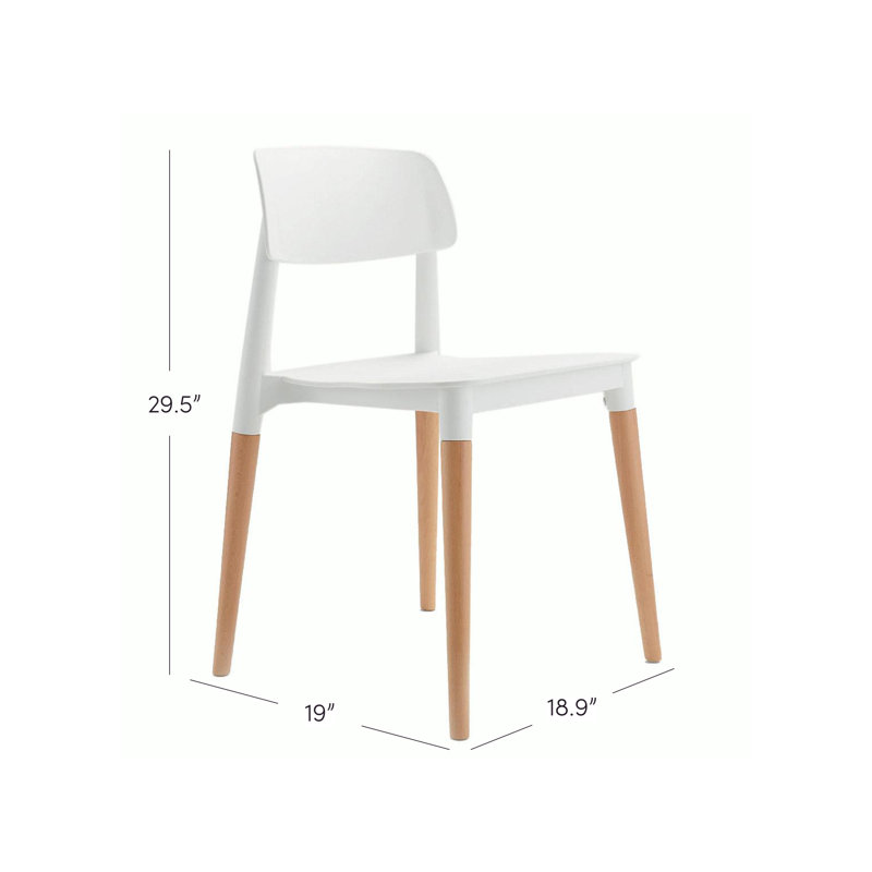 AllModern Jago Stacking Side Chair & Reviews Wayfair